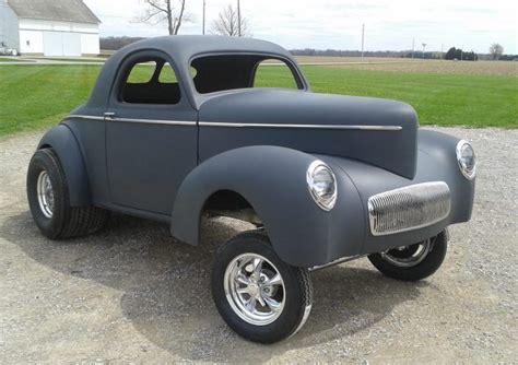 Chris's Willys coupe is the gasser that he's always wanted, . . Willys gasser kit car